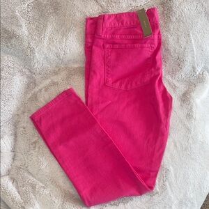 J. Crew Vibrant Pink Women's Skinny Jeans
